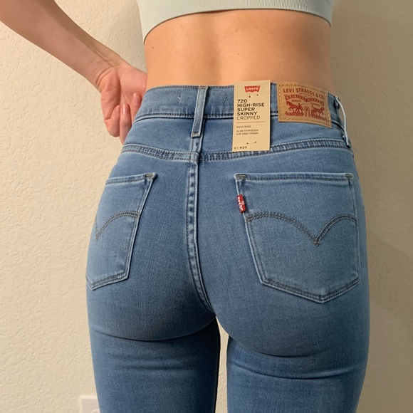 Levi’s 720 high rise skinny crop jean indie disco - Picture 5 of 15